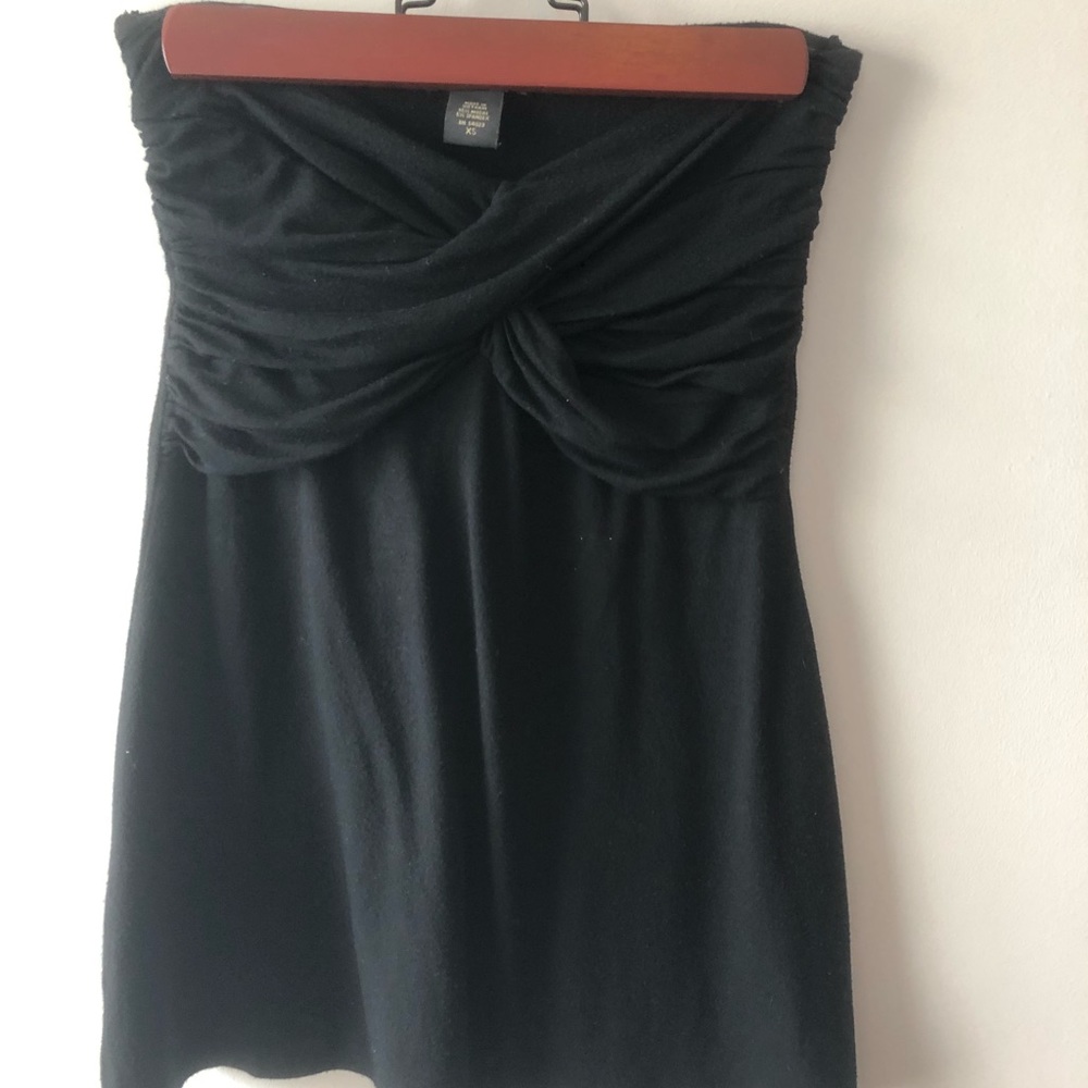 Banana Republic Strapless Black Shirt Size XS